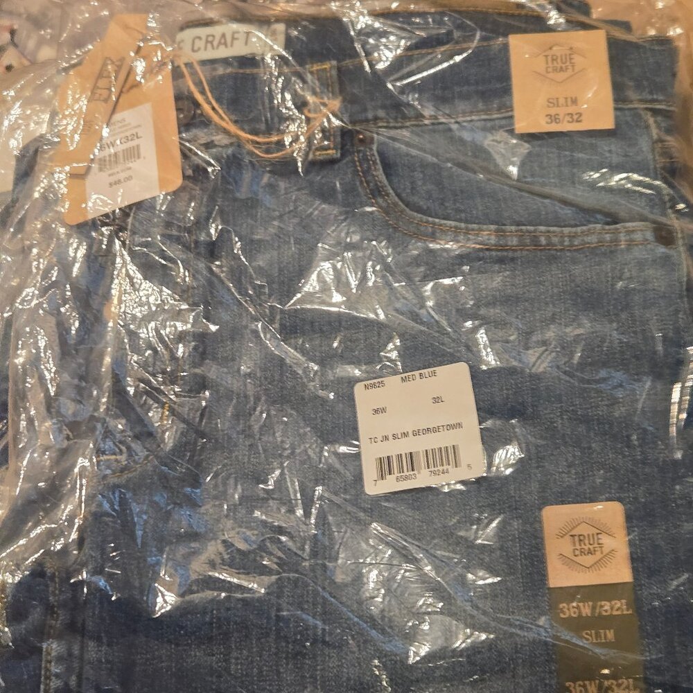 True Craft Flex Men’s Jeans Slim W36 x L32 Brand new in factory packaging BELKS